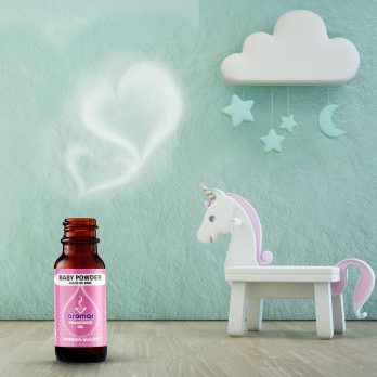 Aceite aromático de fragancia talco de bebé de 15ml